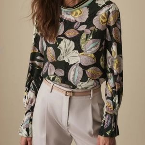 Reiss Print Blouse